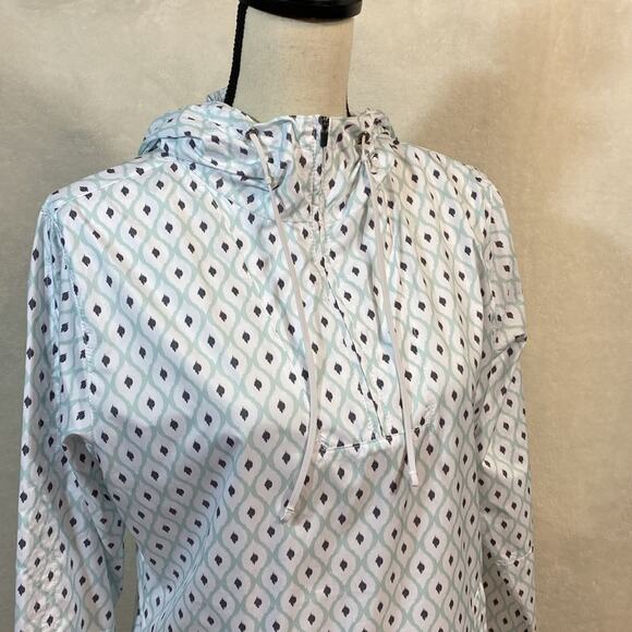 Peter Millar Ripstop Lightweight Quarter Zip Hooded Jacket - Picture 3 of 8